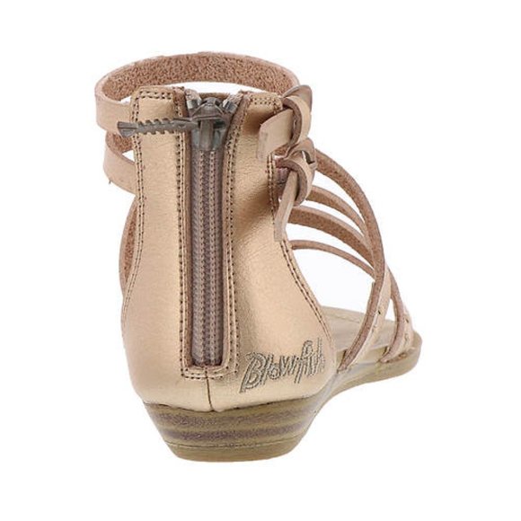 Girls Bungalow Rose Gold Sandals Size: US 13 - Picture 3 of 3